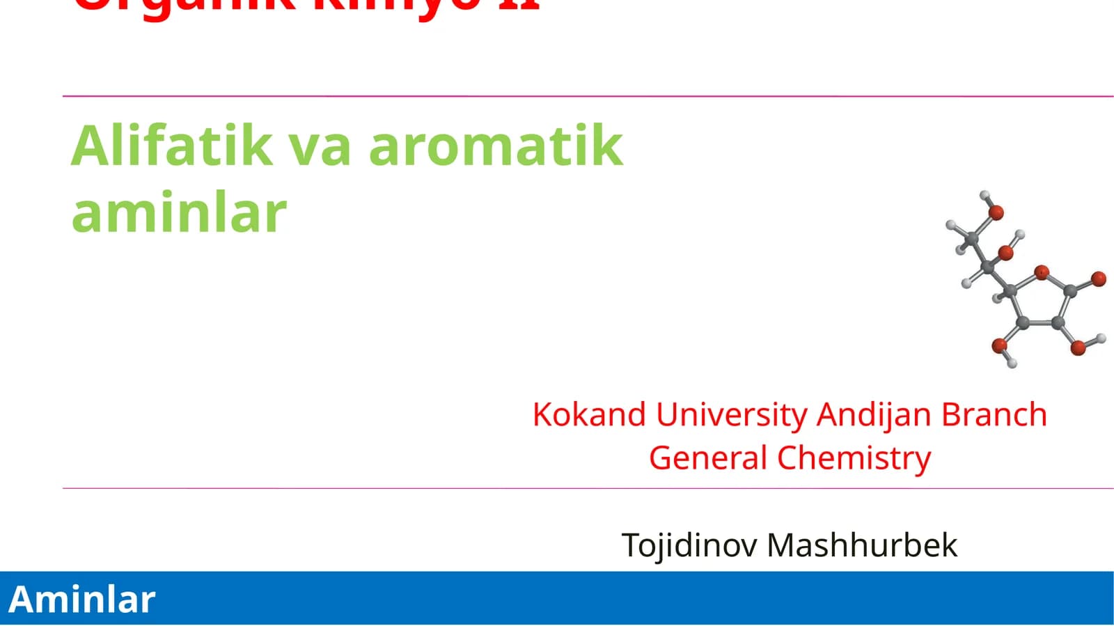 OrganikkimyoII
