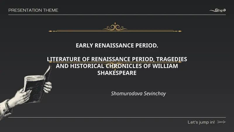 Tragedies and Historical Chronicles of William Shakespeare