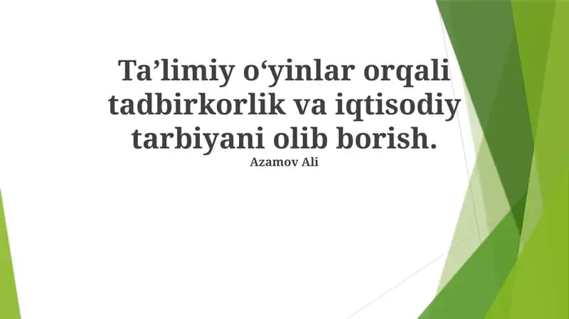 Ta'sir va natijalarni o'lchash