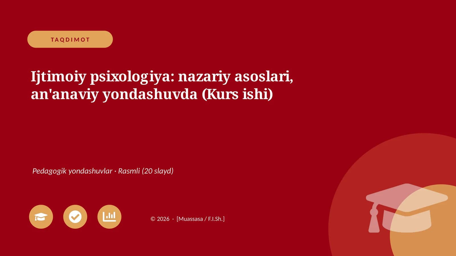 Ijtimoiy psixologiya: nazariy asoslari, an'anaviy yondashuvda