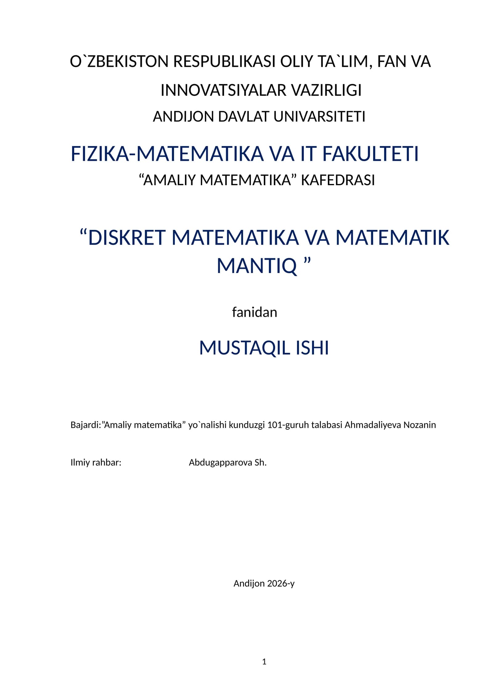 UMUMIYLIK VA MAVJUDLIK KVONTLARI