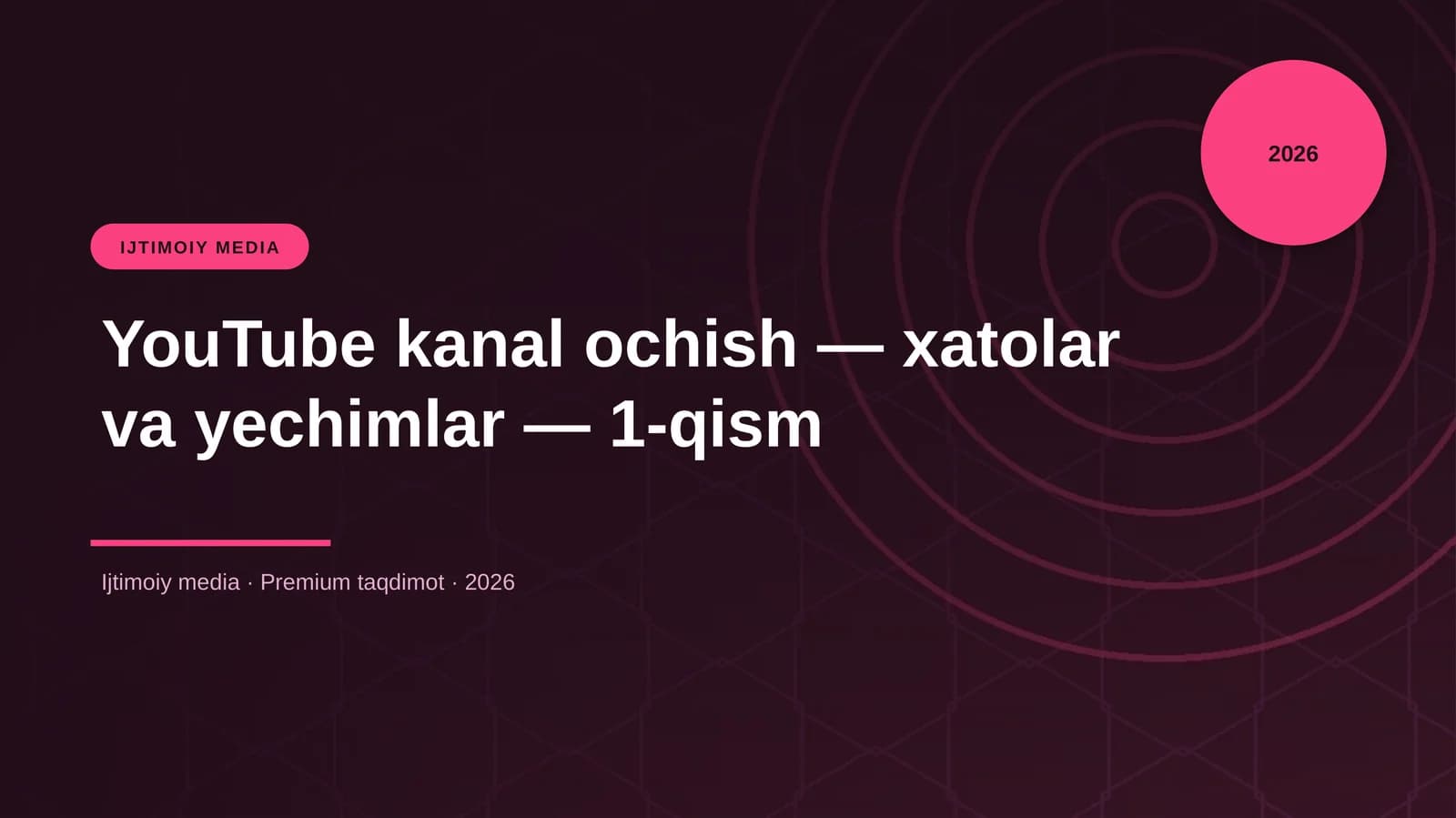 IJTIMOIY MEDIA