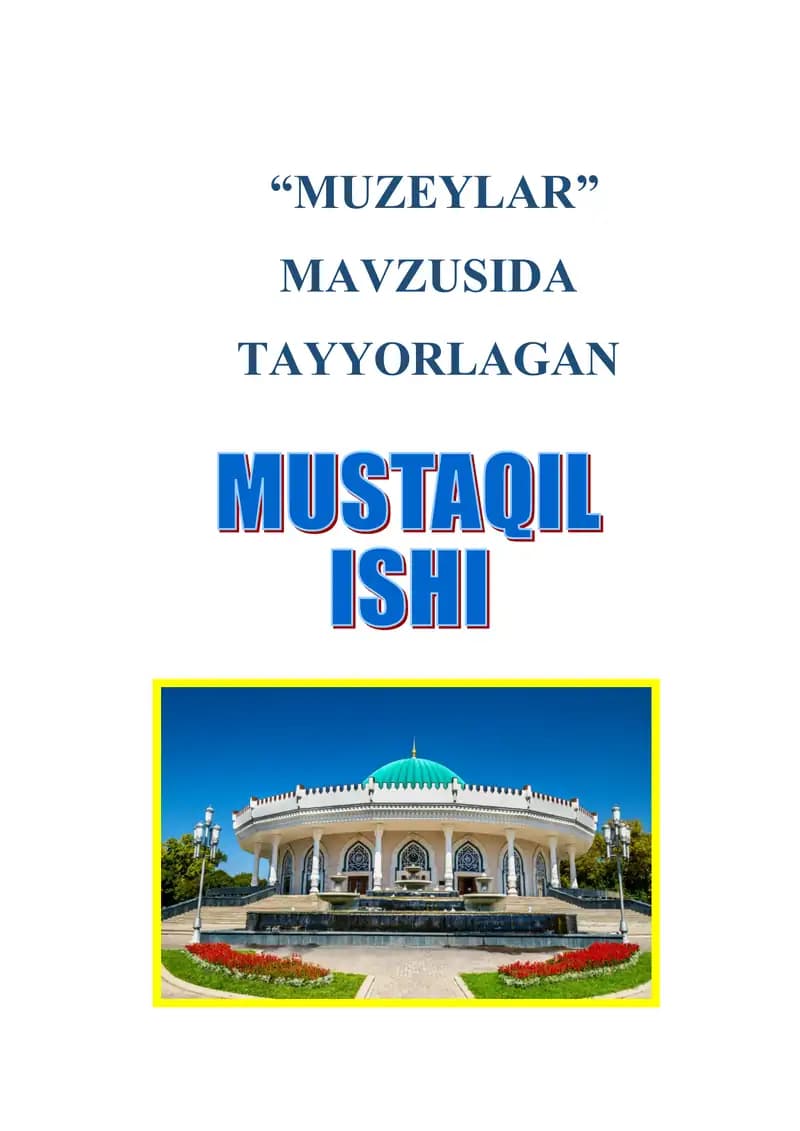Muzeylar