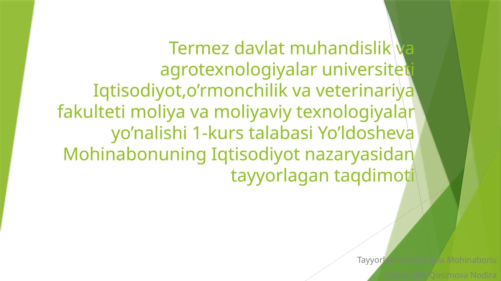 Jahon xoʻjaligi va uning evolyutsiyasi
