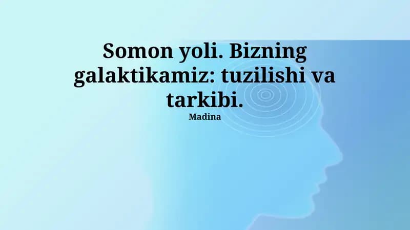 Somon Yo'li tuzilishi va tarkibi