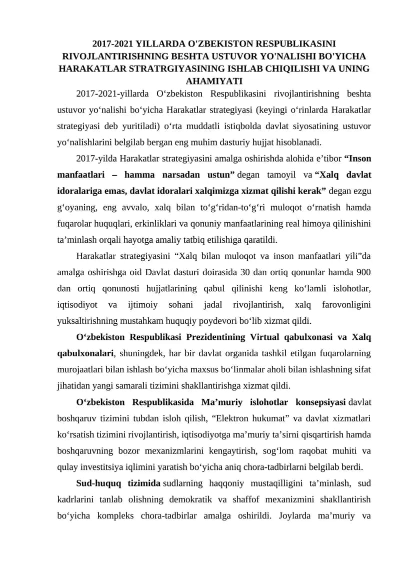 Harakatlar strategiyasi