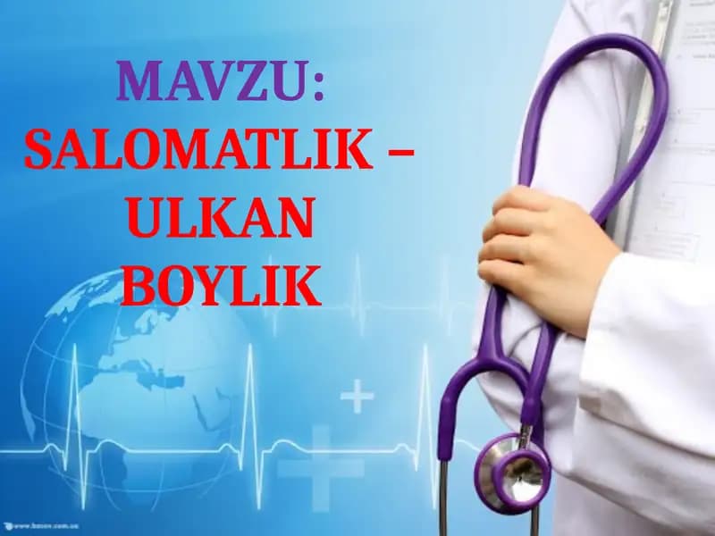 SALOMATLIK – ULKAN BOYLIK