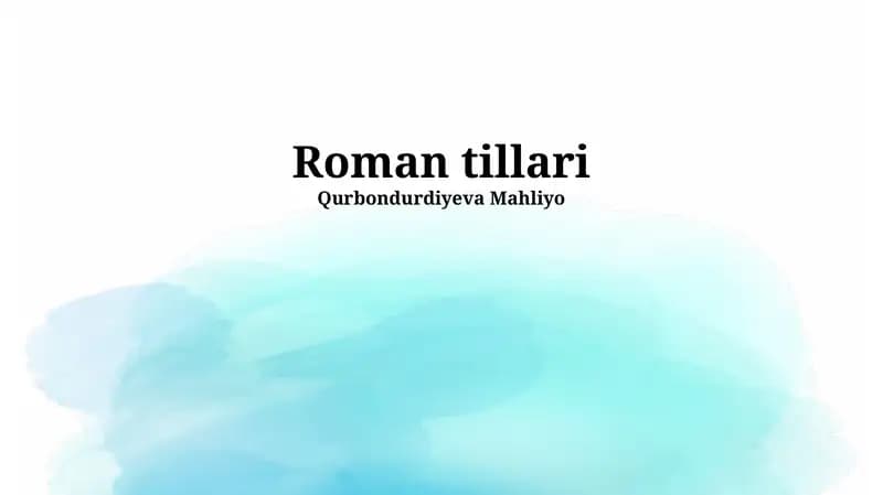 Roman tillari