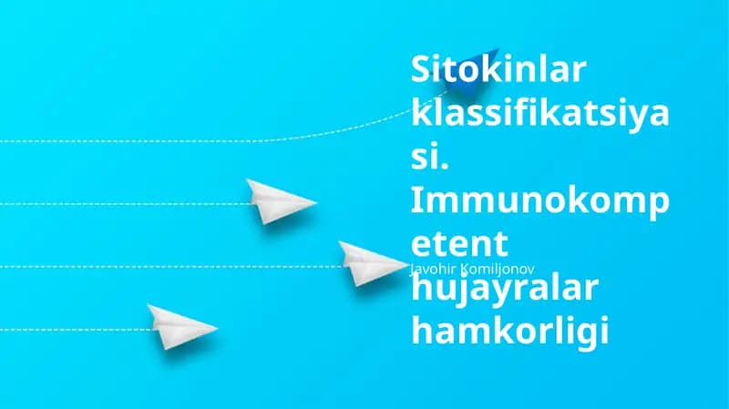 Sitokinlar klassifikatsiyasi