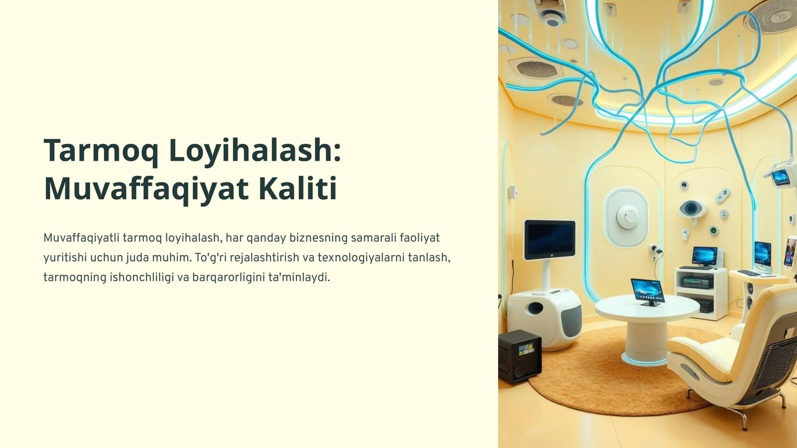 Tarmoq Loyihalash: Muvaffaqiyat Kaliti