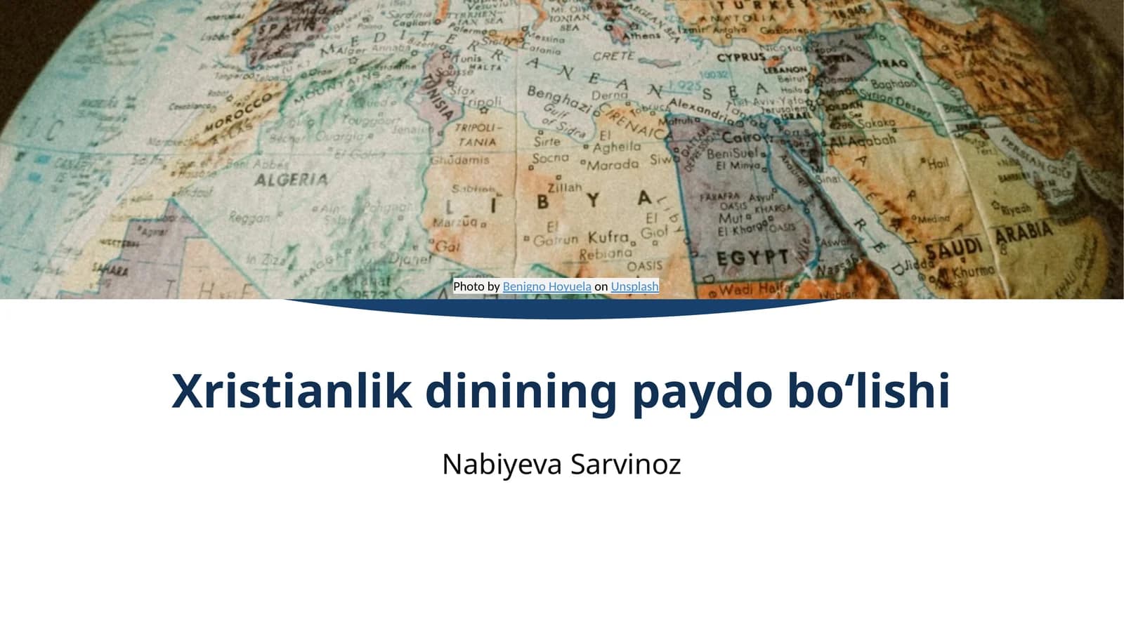 Xristianlik dinining paydo bo'lishi