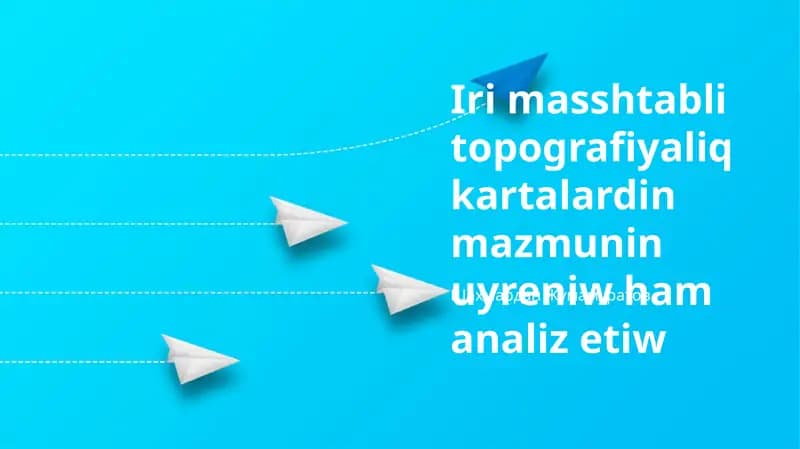 1:100 000 масштаблы 3 картадағы гидрографиялық объектлердиң санын салыстырыў