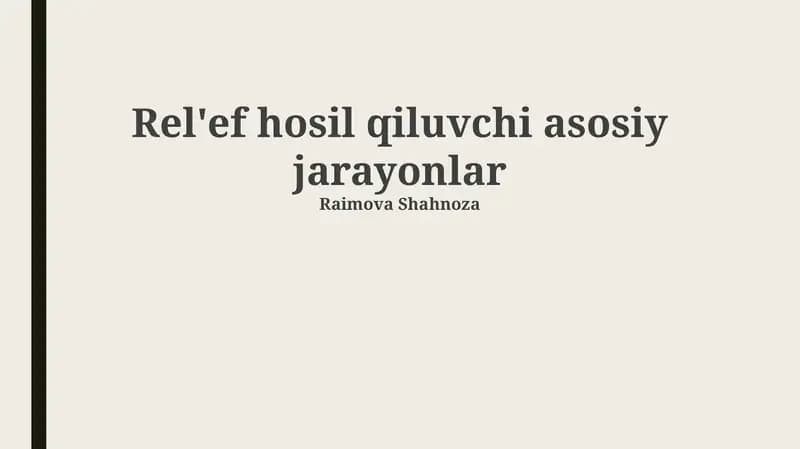 Karsti shakllanishi