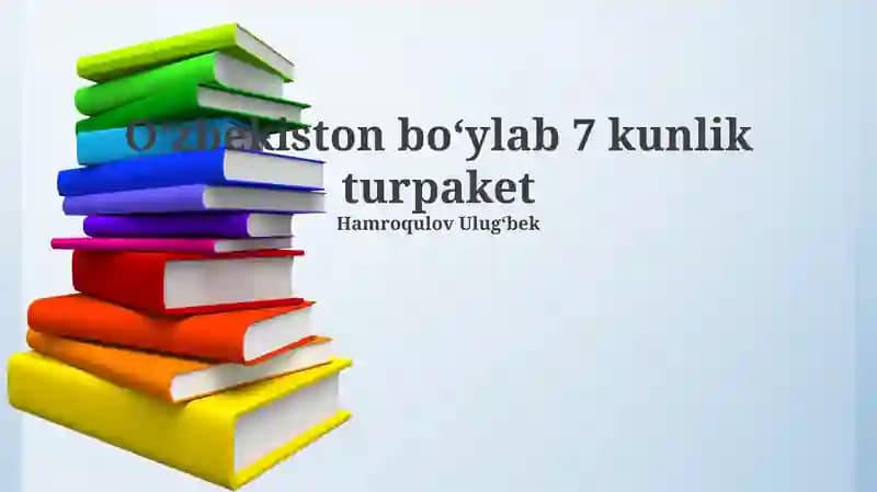 Sayohat Dasturi Tafsilotlari