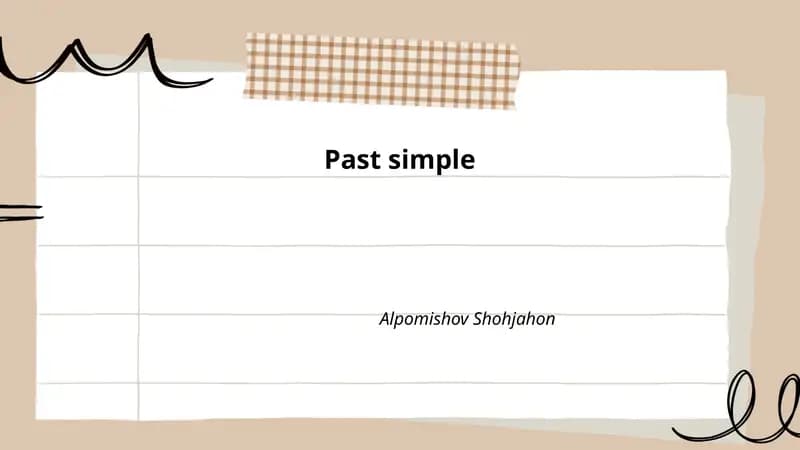 Past Simple