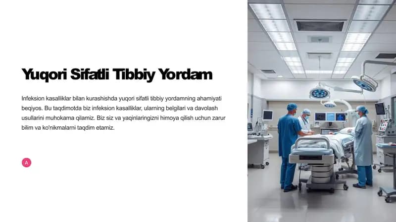 Yuqori Sifatli Tibbiy Yordam