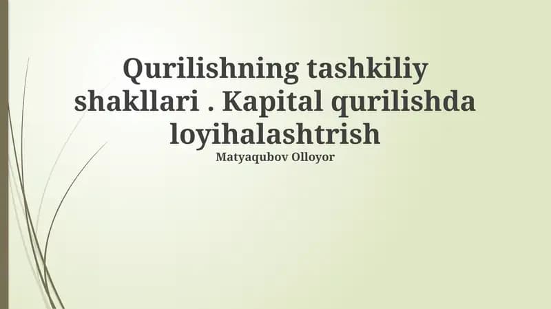 Muhandislik Kommunikatsiyalari va Hamkorlik
