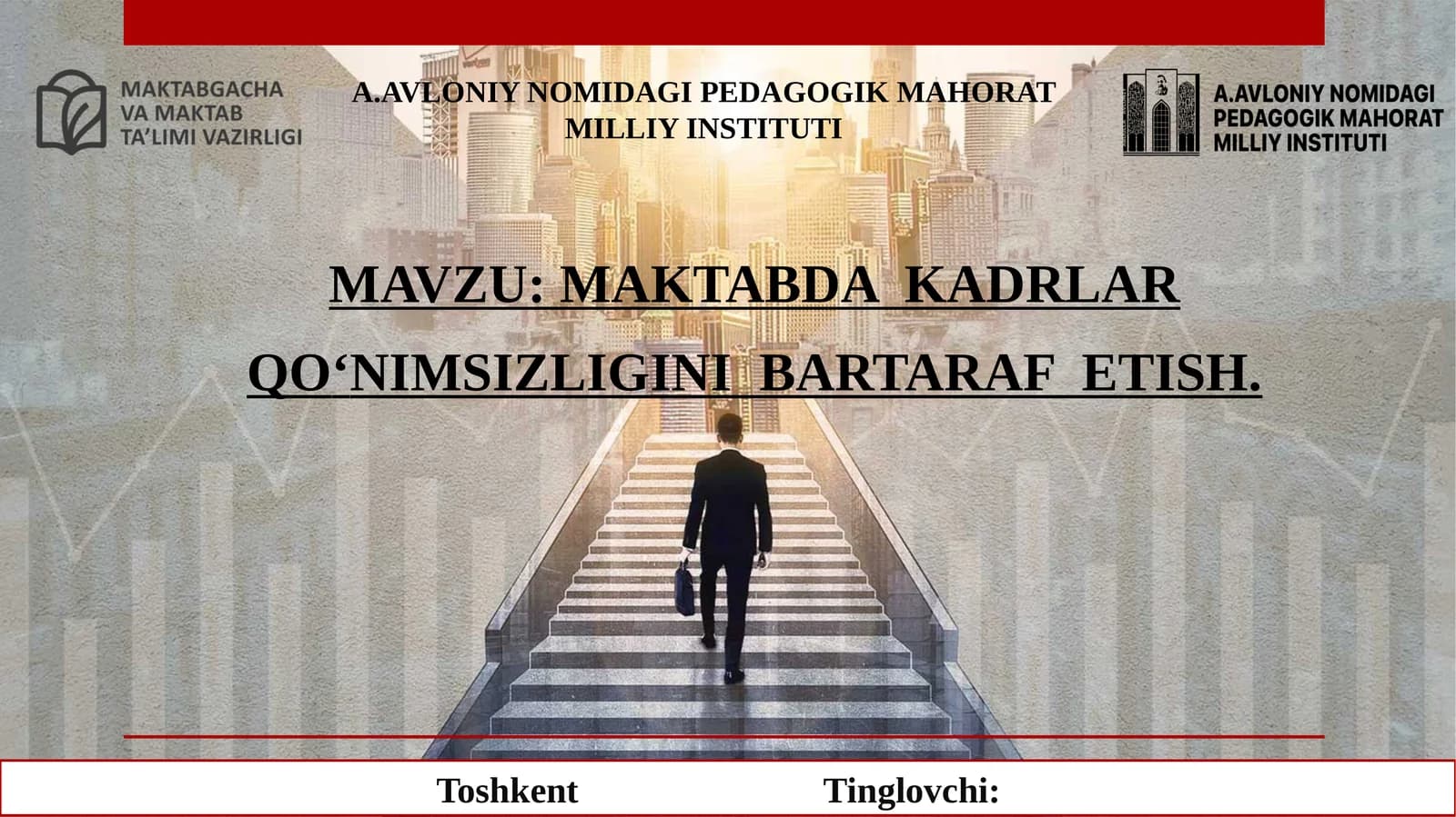 MAKTABDA  KADRLAR QOʻNIMSIZLIGINI  BARTARAF  ETISH