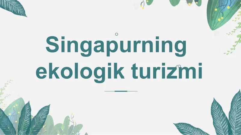 Singapur hayvonot bog'i