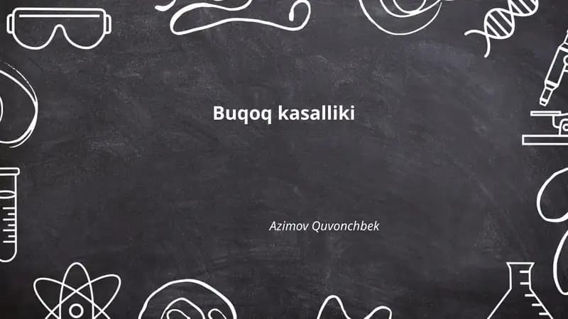 Buqoq kasalliki