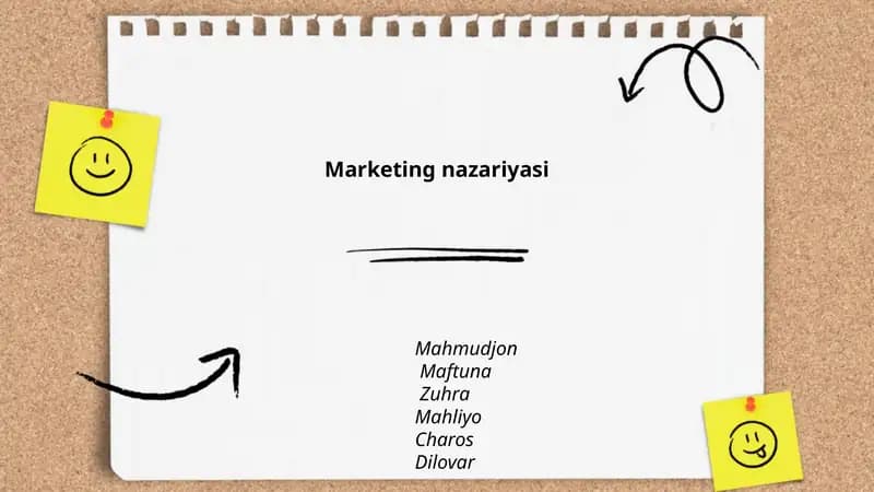 Marketing nazariyasi