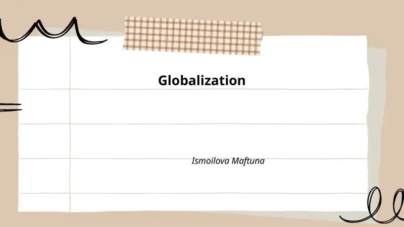 Globalization