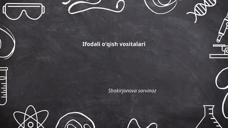 Ifodali oʻqish vositalari