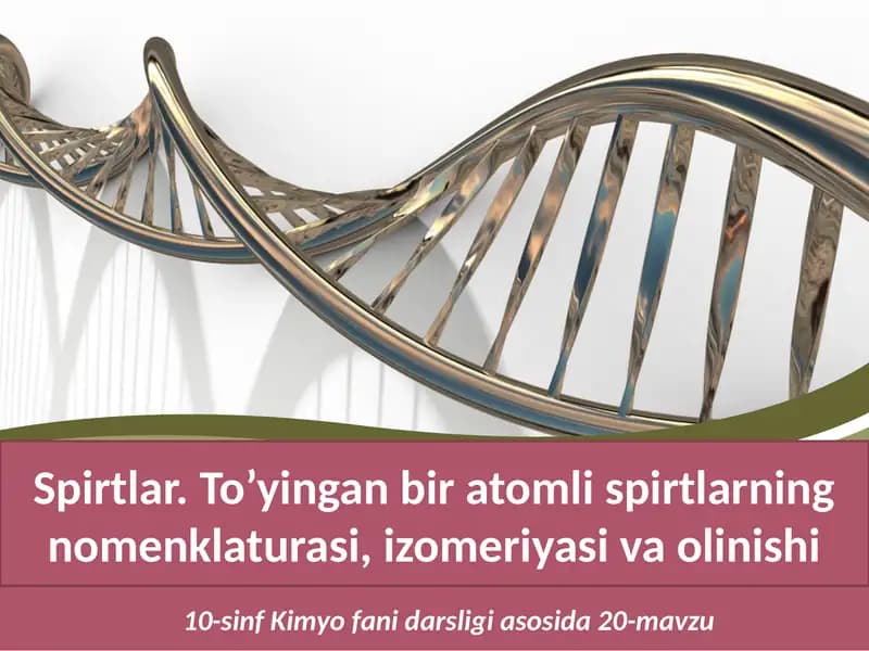 To'yingan biratomli spirtlar