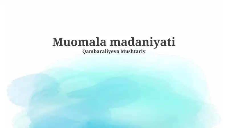 Ogʻzaki madaniyat