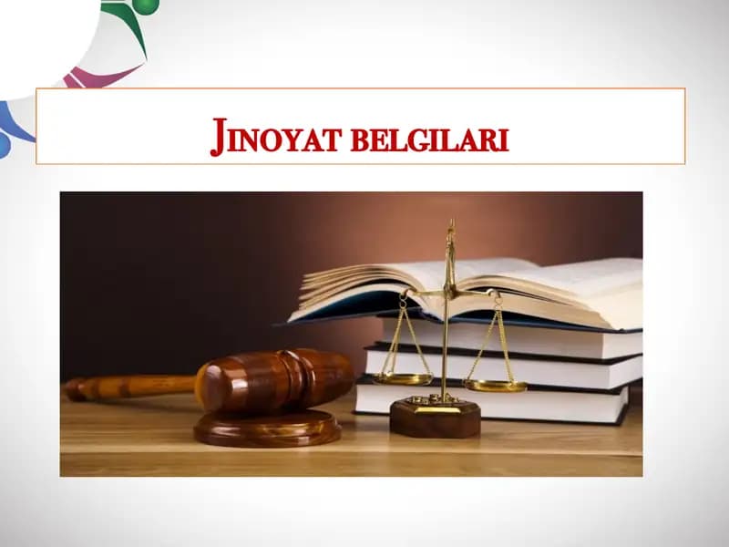 Jinoyat belgilari