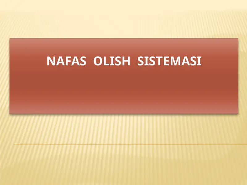 Nafasolishsistemasi