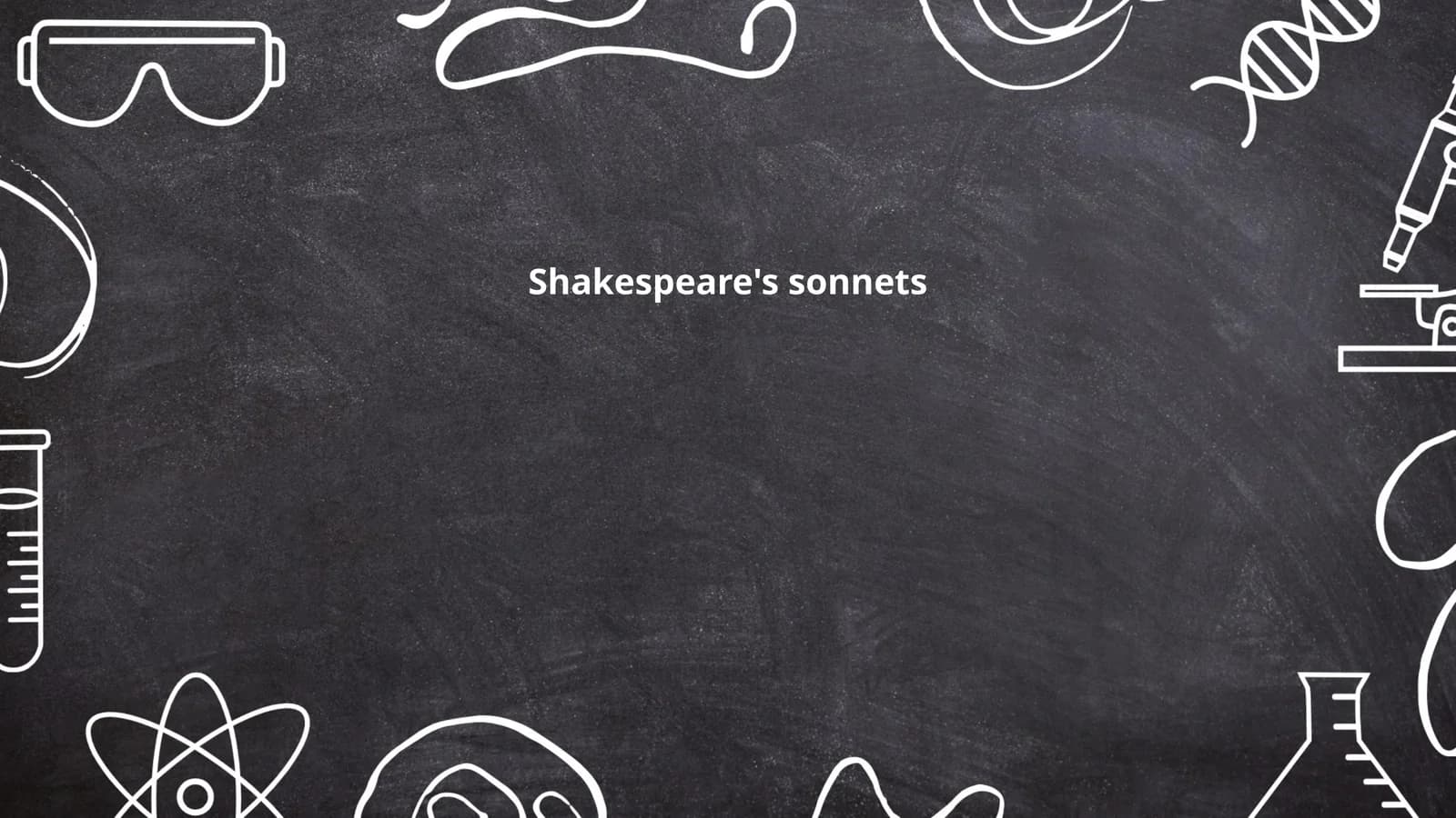 Shakespeare's sonnets