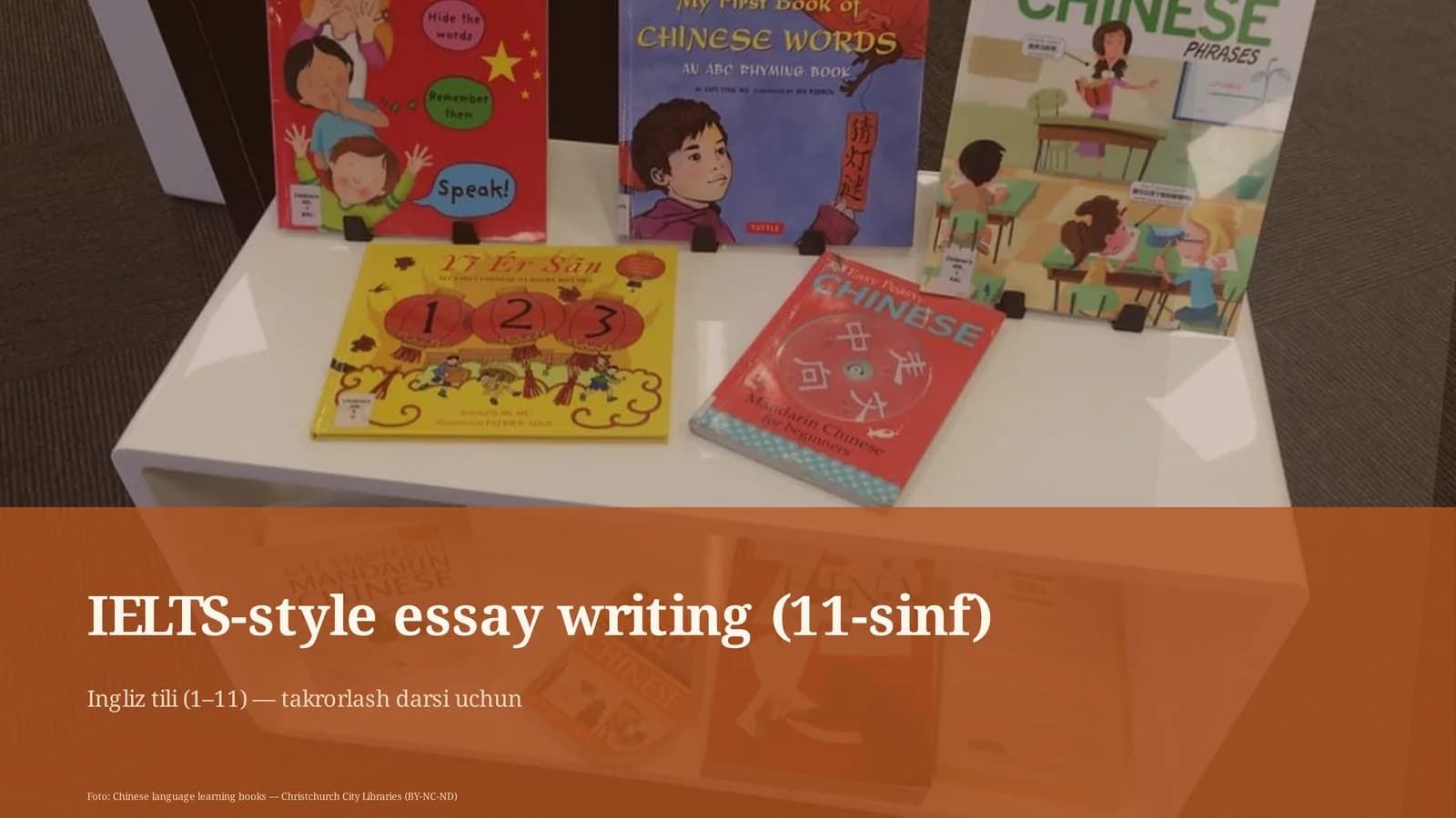 IELTS-style essay writing (11-sinf)