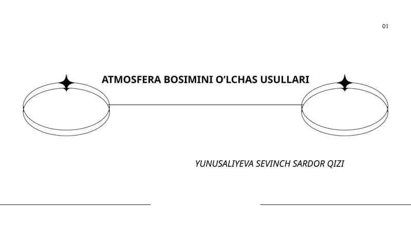 ATMOSFERA BOSIMINI O’LCHAS USULLARI