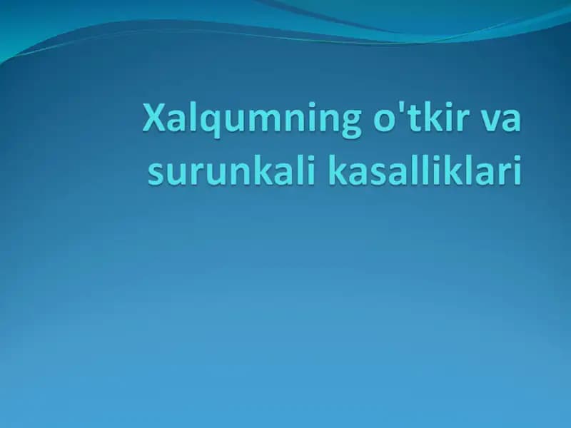 Xalqum qismlari