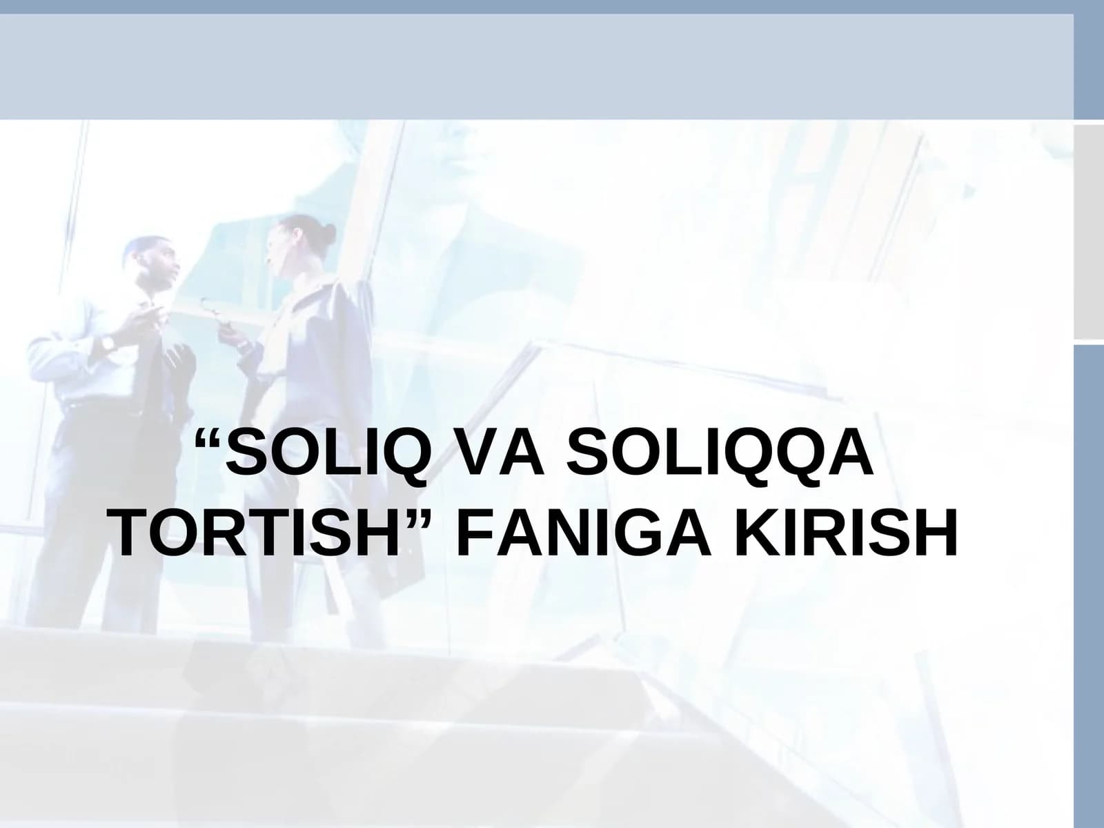 SOLIQ VA SOLIQQA TORTISH