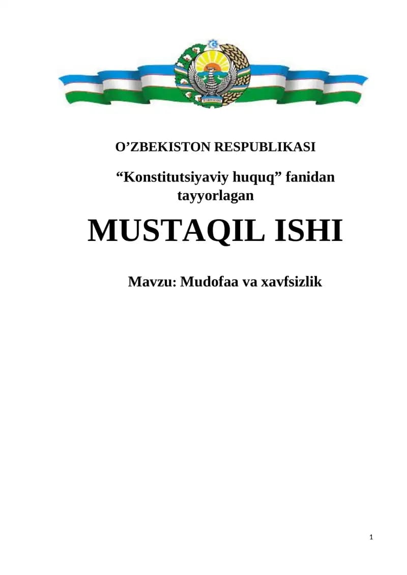 MUSTAQIL ISHI