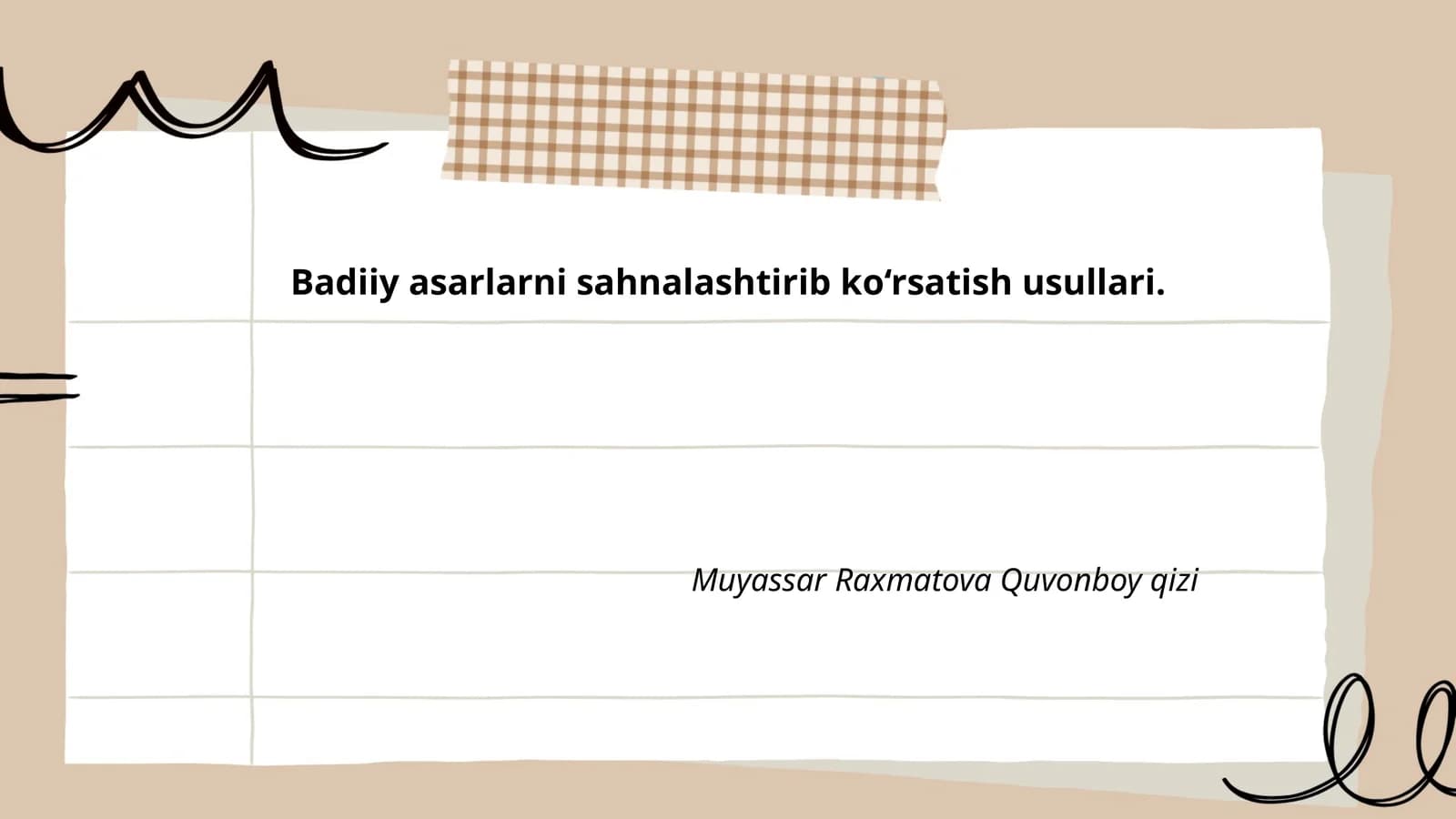 Dramatik asarlarni tahlil qilish usullari
