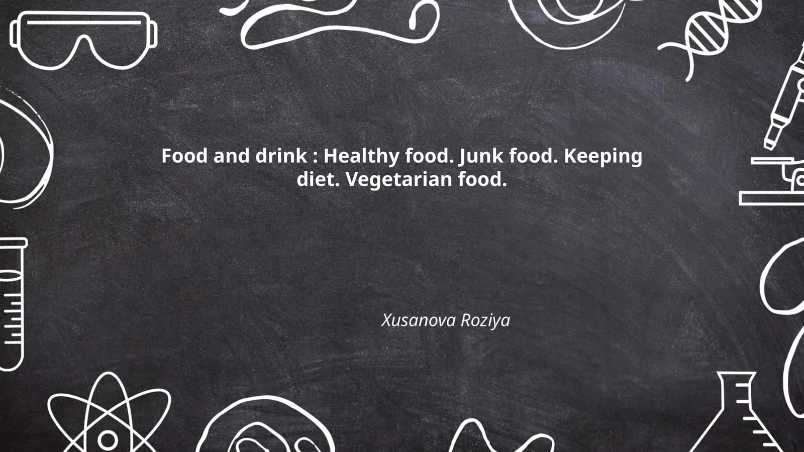 Plan: Nutritional Value of Different Foods