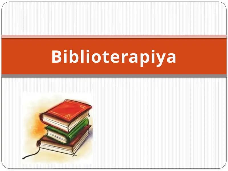 Biblioterapiya