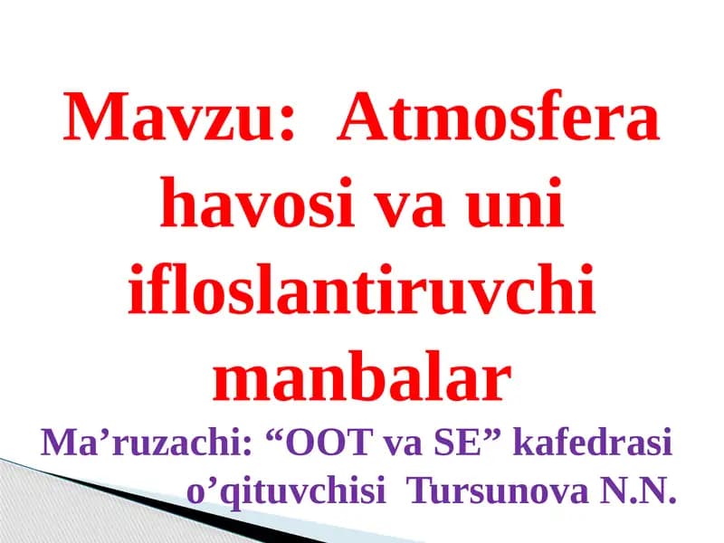 Atmosfera havosi