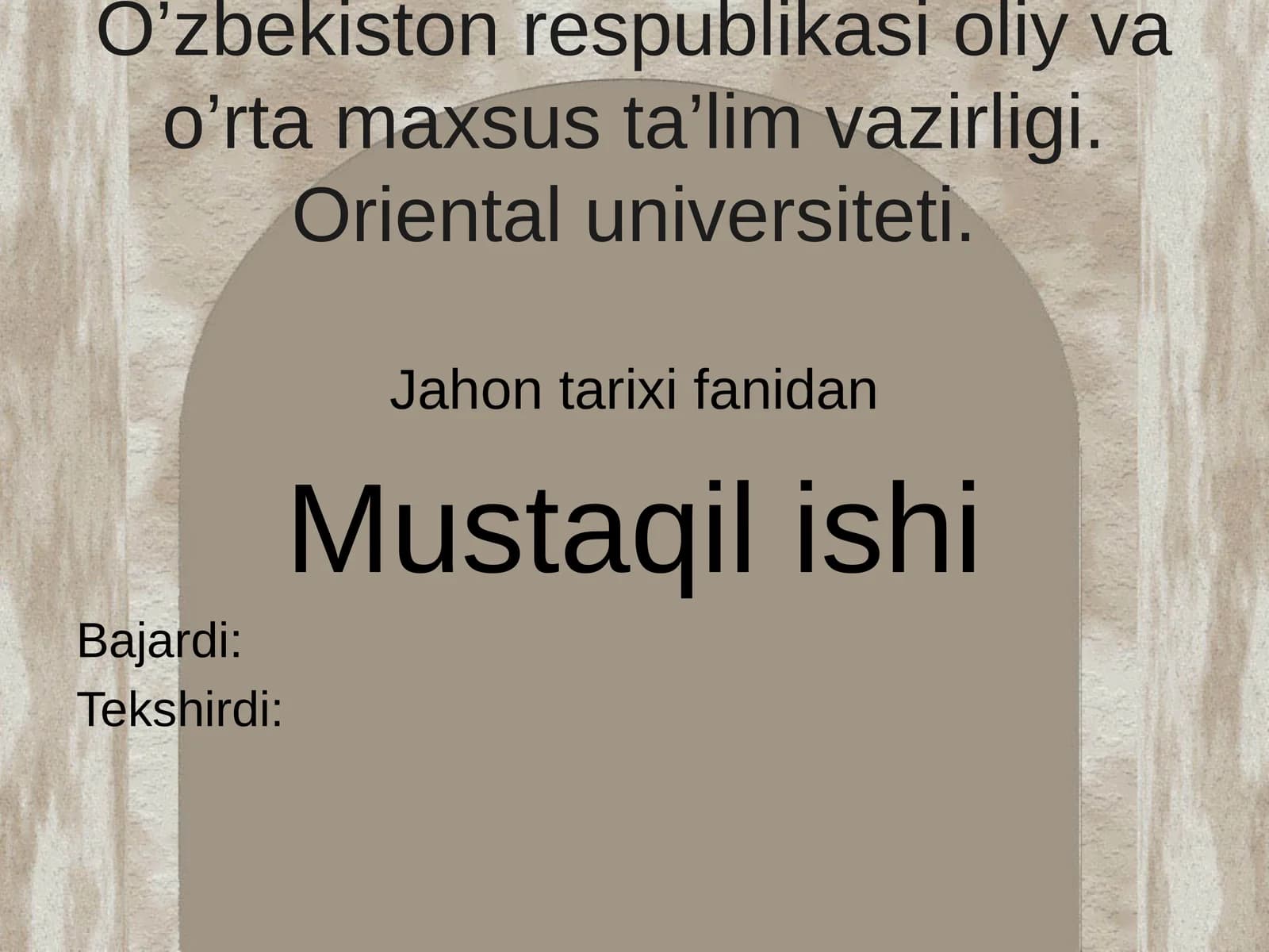 Abu Ali Ibn Sinoning ta'lim sohasidagi qarashlari