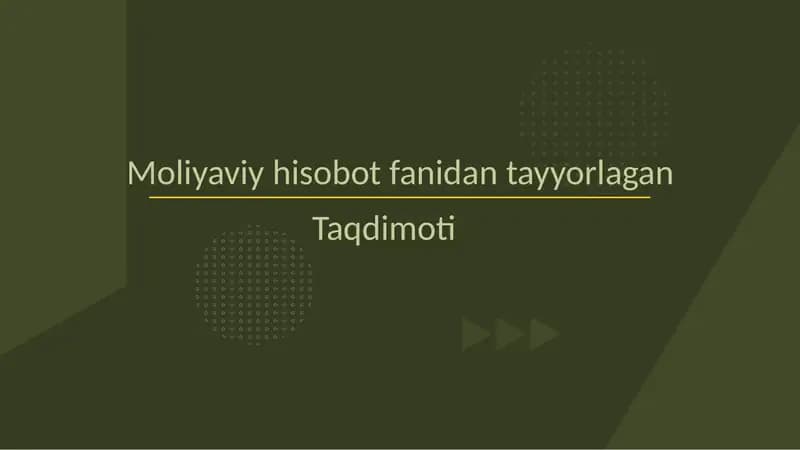 Sotish uchun mo‘ljallangan uzoq muddatli aktivlar va tugatilgan faoliyat