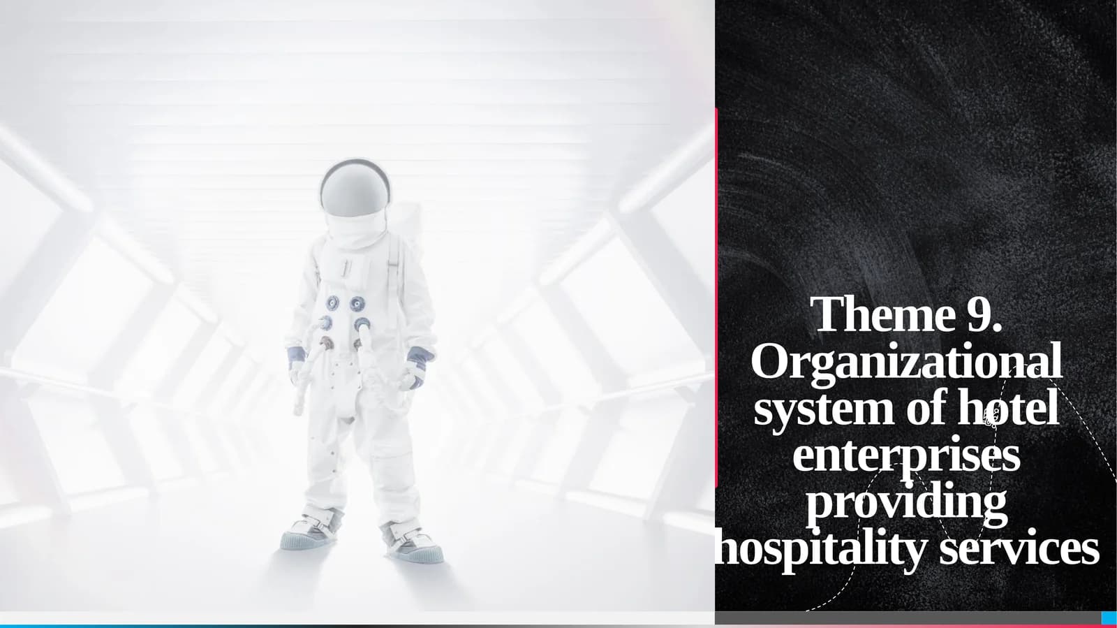 Theme9. Organizational system of hotel enterprises providing hospitality services