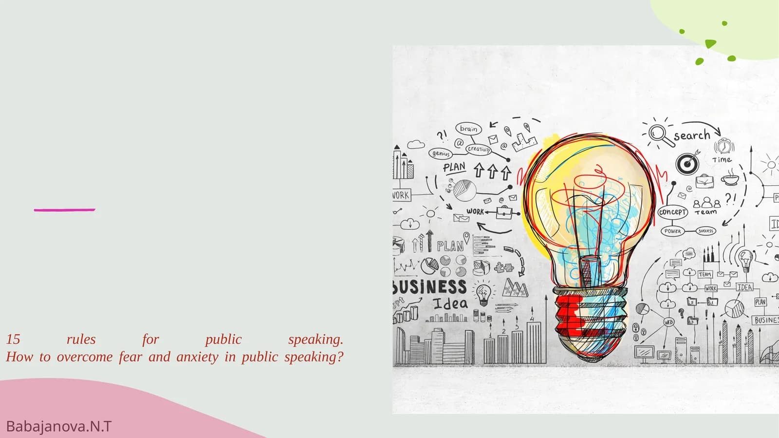 15 rules for public speaking