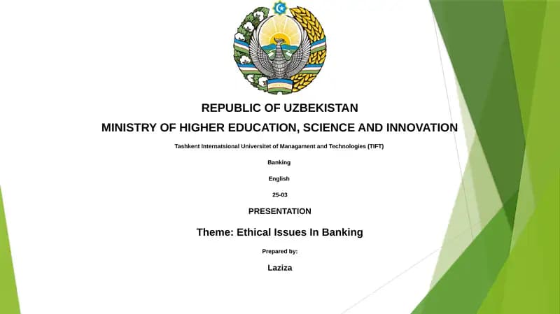Ethical Issues In Banking