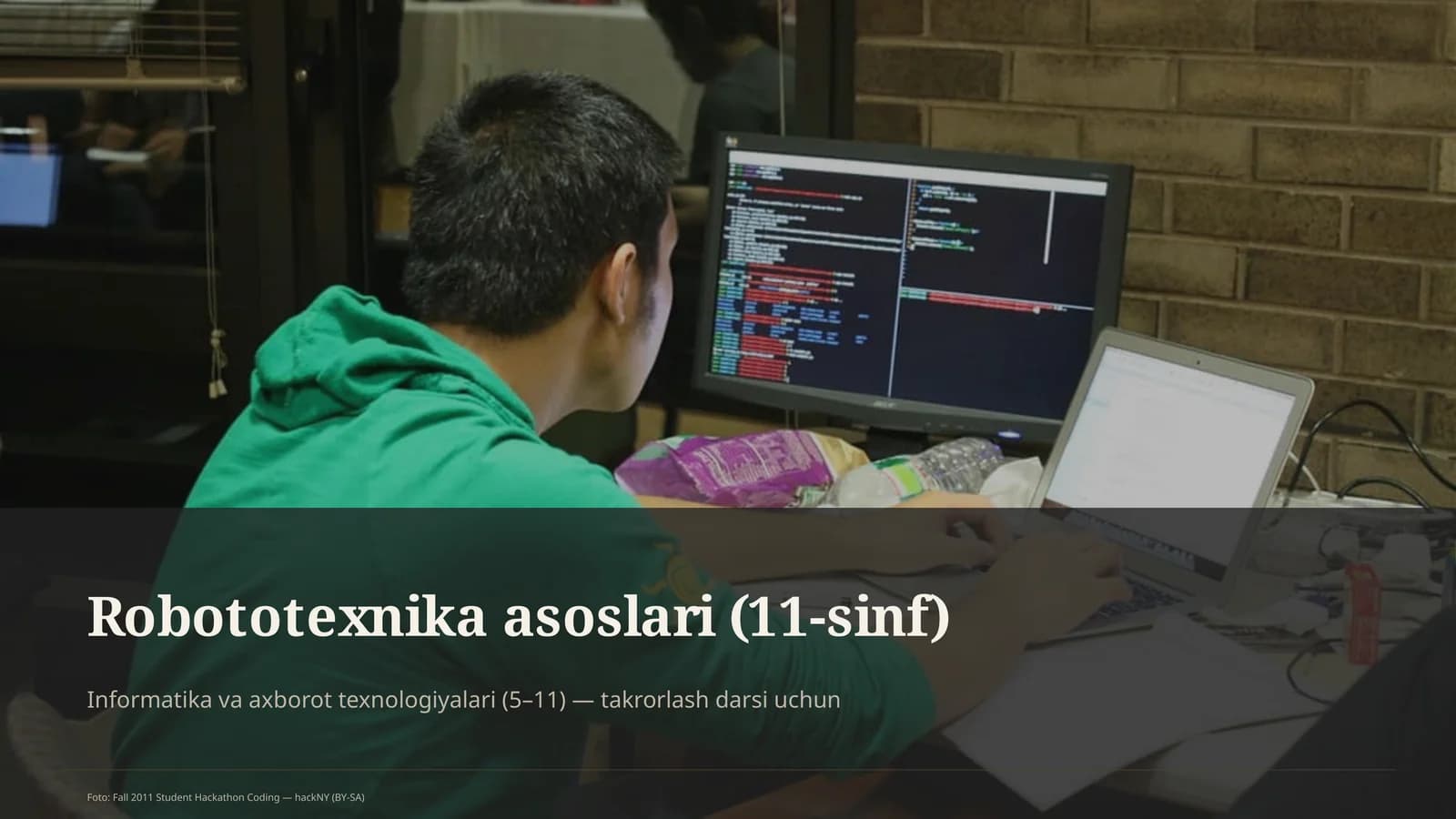 Robototexnika asoslari (11-sinf)