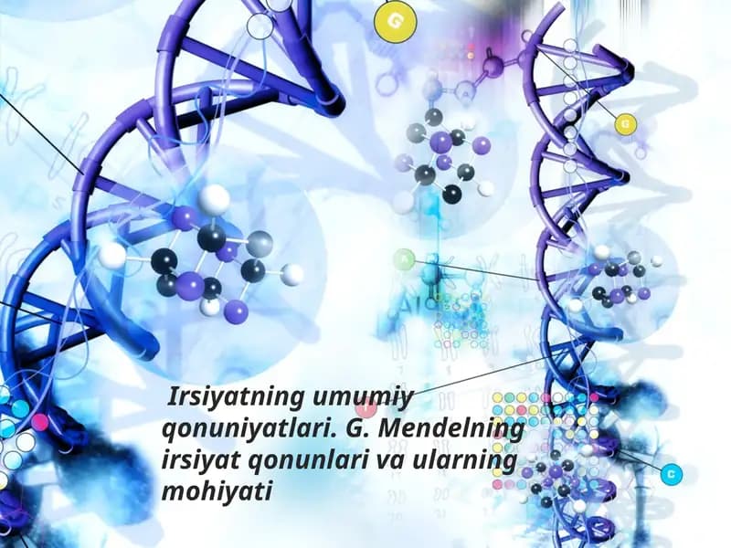 Irsiyatning umumiy qonuniyatlari