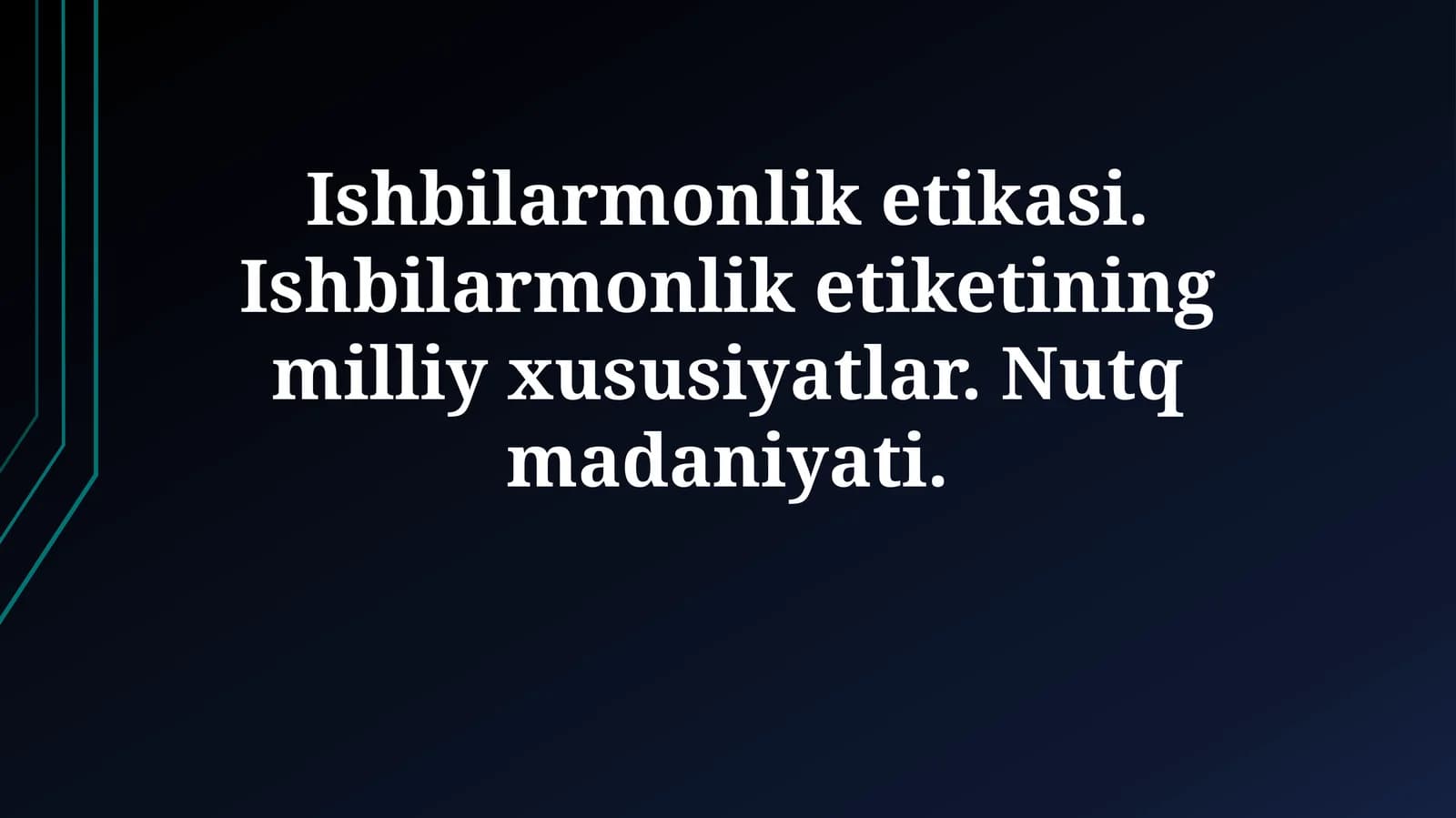 Biznes etikasi