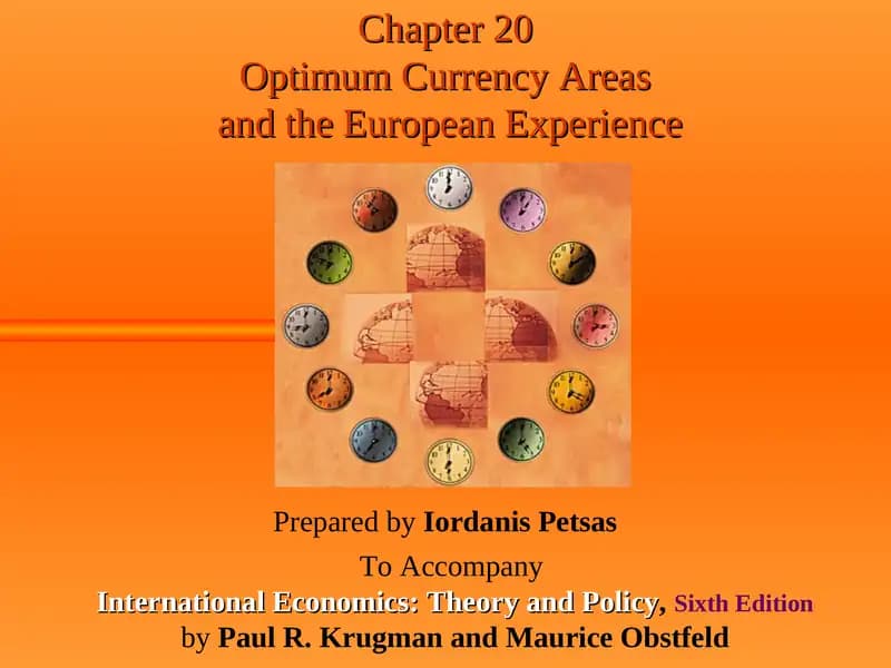 Optimum Currency Areas and the European Experience